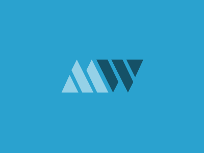 MW Monogram architectural branding identity logo monogram mw titanic building