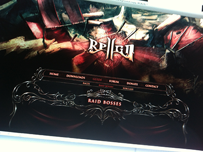 Reign II - Website development diablo iii game reign website
