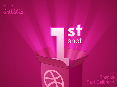 1st Shot 1st dribbble hello