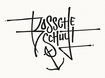 Dribbble anchor branding handmade identity lettering logo typography
