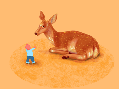 Curious baby-5 animation design flat illustration vector 一家人 平面 插图 设计