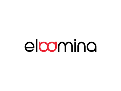 eLoomina Logo Design V2 branding design glasses logo o letter red typography vector