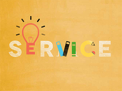 Service typography