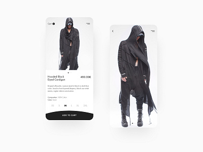 Card Product beauty clean ecommerce fashion mobile online store product card ui ux white