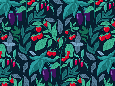 Vegetable garden pattern