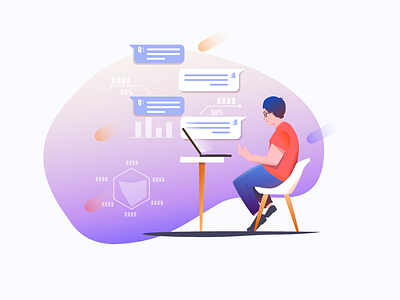 illustration design illustration ui ux