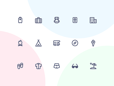 Jollycons - Travel - Icon Set