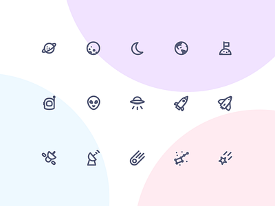 Jollycons - Space - Icon Set