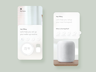 Daily UI #007 — Home Automation Settings