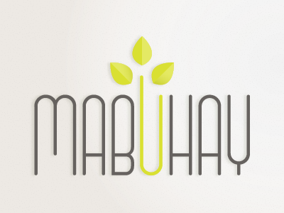 Mabuhay Logo brand chartreuse juice logo tea