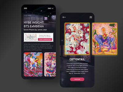 Art Exhibition Reservation App art exhibition app design exhibition mobile ui reservation ui ui design uiux