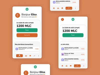 Neymo - App #1 branding figma hetic mobile app mobile ui money school project