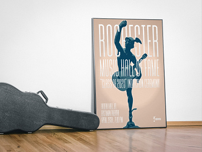 Rochester Music Hall of Fame / Poster ceremony creative design hall of fame music musical poster rochester theatre