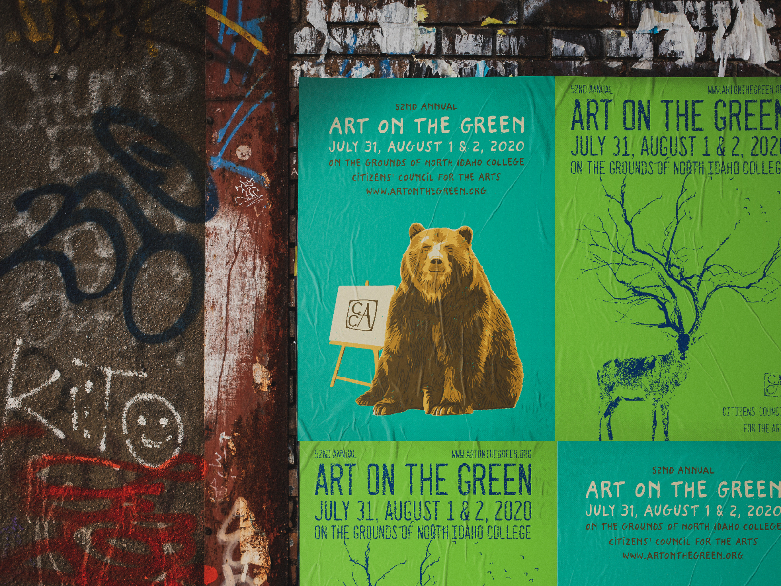 Art on the Green posters (The Urban Green Project) by Attila Kantor on