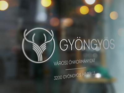 Logo concept / Gyöngyös city city concept deer gyongyos hungary identity logo logodesign