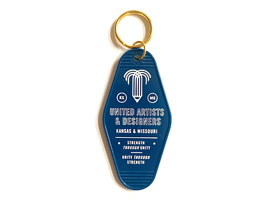United Artists & Designers brand branding kansas kcmo key key chain keys logo missouri union