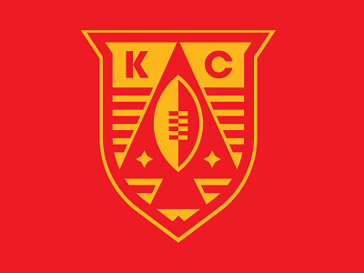 Chiefs Kingdom brand branding crown football icon icons illustration kansas city kansas city chiefs kc kingdom logo mark nfl