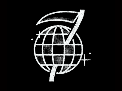 Death Before Disco brand branding death disco icon illustration logo mark scythe