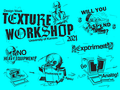Collage Texture Workshop Elements brand branding icon icons illustration logo