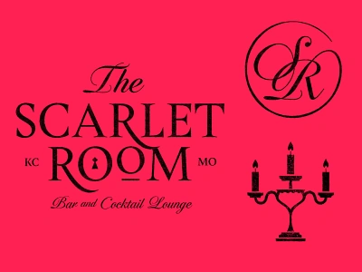 The Scarlet Room brand branding design icon icons kansas city kc kcmo logo mark scarlet scarlet room