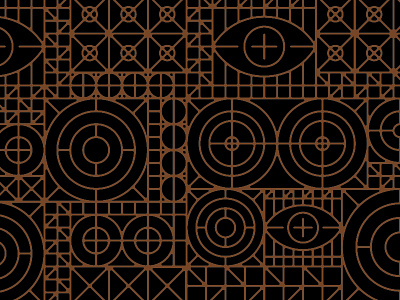Brand Pattern Exploration brand branding copper dark geometric pattern patterns shapes