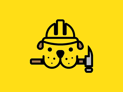 Raise the Woof! PT. 2 animal campaign dog hammer hardhat icon icons logo shelter
