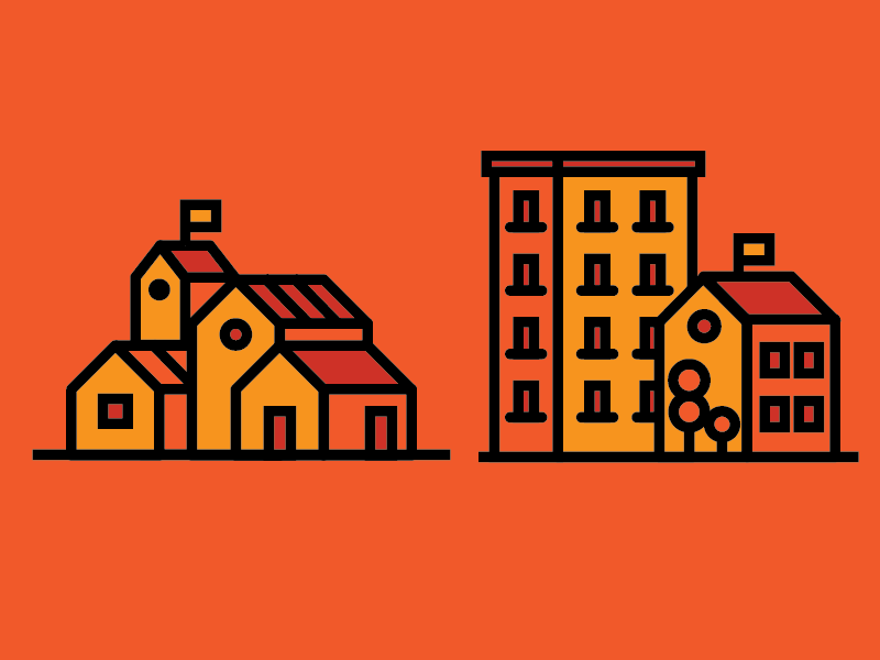 City/University Icons by Alex Anderson on Dribbble