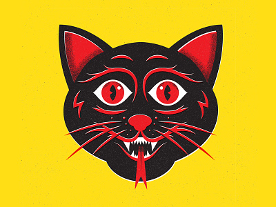 Halloween Black Cat Mask black cat cat cats halloween.masks haunts illustration logo mask