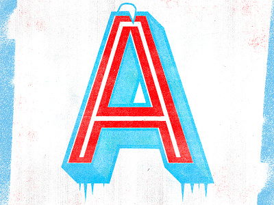 Frozen Letters design frozen ice illustration type type design typography
