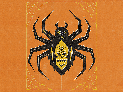 It's (Almost) Halloween! eye halloween halloween design icon illustration skull spider web