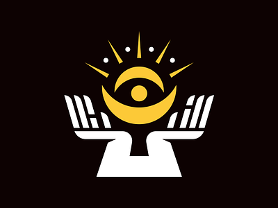 Alternative Mark Exploration badge brand branding eye gold hand hands icon icons illustration logo mark sun