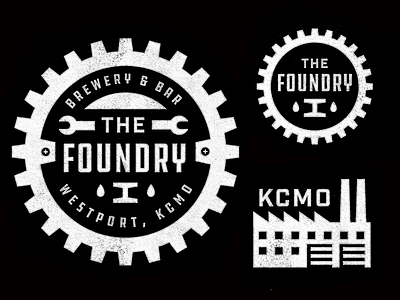 The Foundry badge bar brand branding brewery brewery logo icon icons illustration kansas city kc logo mark