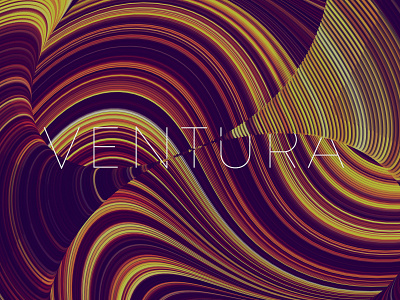 Ventura 3d artwork cg art cgi cinema4d design fluid line art lines motion poster volume