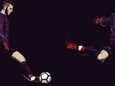 De Gea Stays anatomy artwork conceptual contextual design drawing editorial fanart football goalkeeper illustration negative space player portrait poster sport sport illustration vector