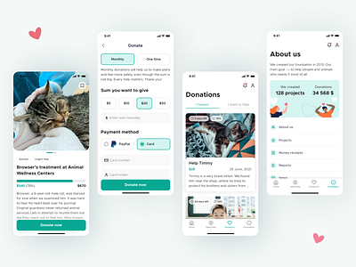 Charity and donation IOS app charity donation help ios ios application mobile app mobile application ui mobile ux ux mobile