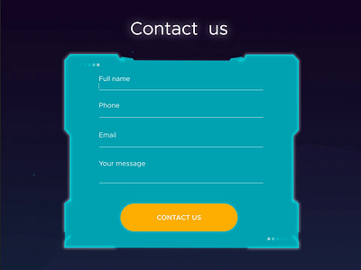 Animated Contact form animated form animation animation after effects animation art animation design contact form contact us contacts design development company digital agency illustration space space theme ui uxui vector web web page website