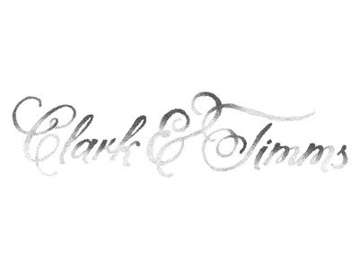 Clarks & Timms winner contest design hand drawn handmade logo pandco submission type typography
