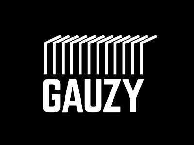 GAUZY artist cassette illusion label lines lofi logo music record recording tapes vinyl