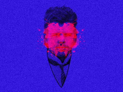 h e r m a n n hbd psychology ink test neon splatter splat ink ink blot hermann rorschach