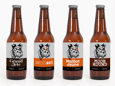 Little Grey Bad Dog Brewery Labels