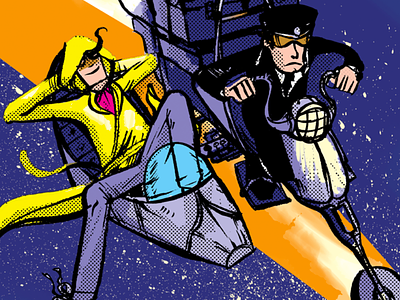 Randy Babylon in Penguin Derby comics sci fi science fiction surreal webcomics