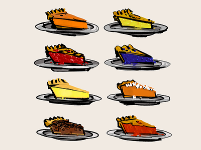 Pie is the best dessert fan art fan art friday food food illustration pie