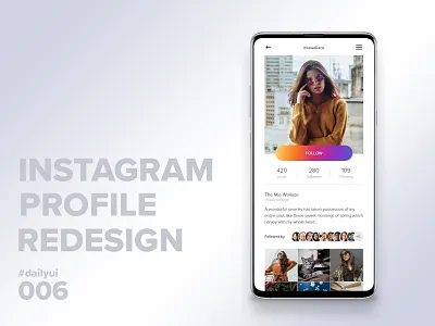 DailyUI challenge #006 app app design appdesign daily ui dailyui design profile profile page ui