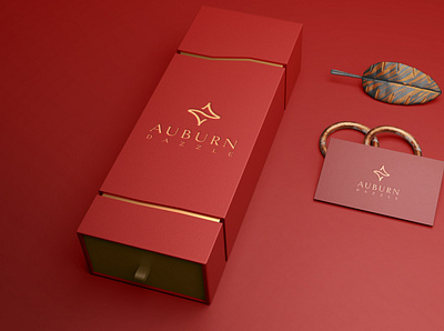 AUBURN DAZZLE GIFT BOX branding design graphic design logo minimal product design