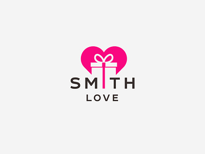 Gift Love Logo branding business card design graphic design illustration logo love minimal vector