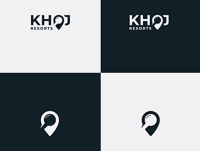 Khoj LOGO branding business card design graphic design illustration logo minimal vector