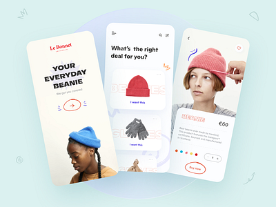 Le Bonnet e-commerce app app colors concept ecommerce ecommerce app graphicdesign graphics inspiration layout mobileappdesign product shop trend ui uidesign ux web webdesign