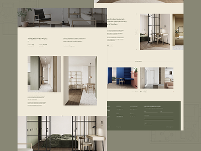 LIS studio project page colors concept design inspiration interior minimal modern portfolio studio web design webdesign website