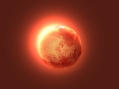 One Layer Style Mars layer style mars planet