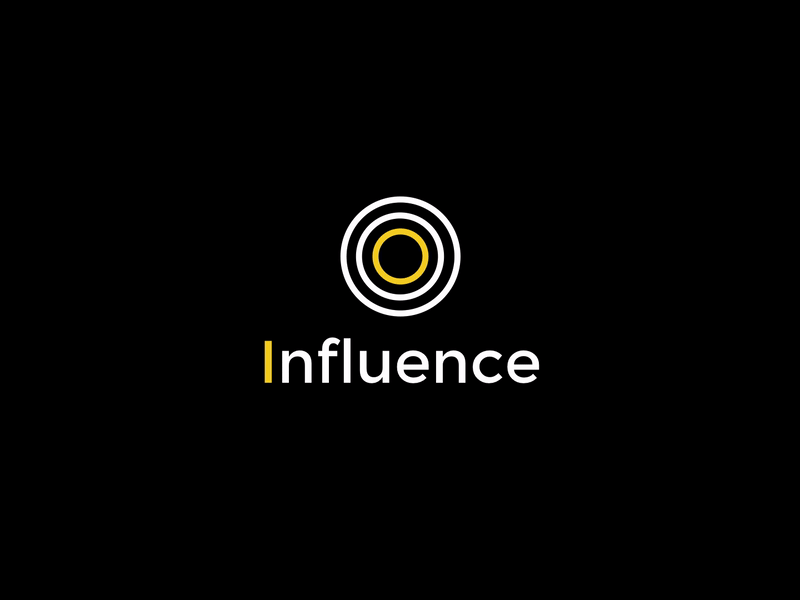 Influence logo icon influence logo